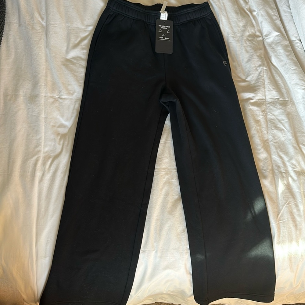 Fabletics Cozy Fleece Wide Leg Sweatpants